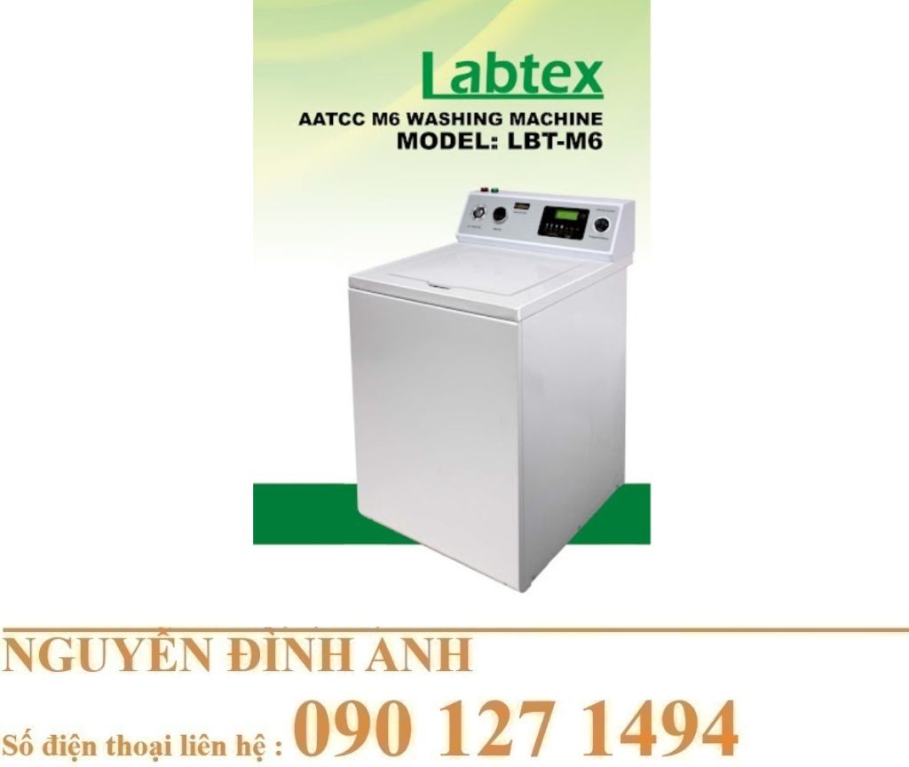 Máy Giặt LBT M6 Tiêu Chuẩn AATCC - Thiết Bị Thí Nghiệm May Mặc